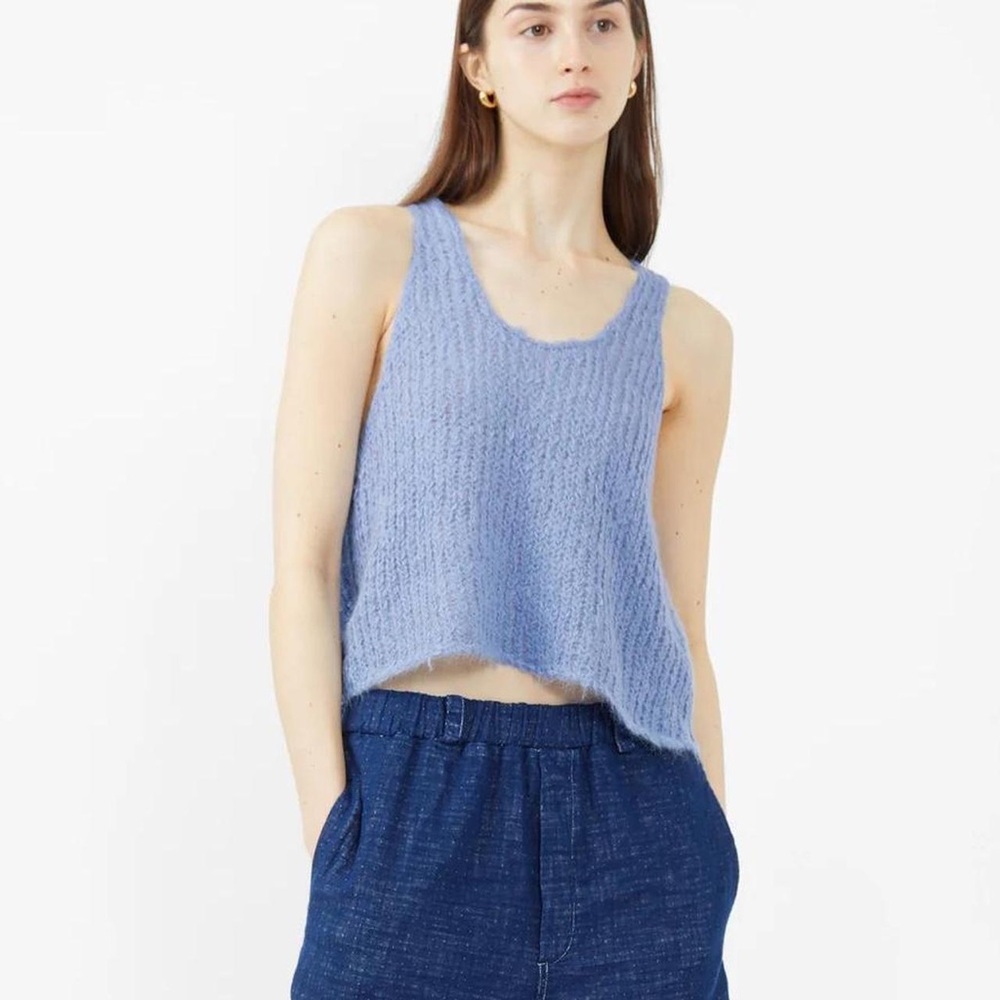 Atelier Delphine Suri Alpaca Airy Knit Sweater Tank. Sz S.